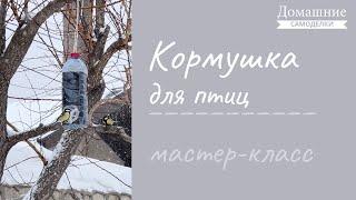 Кормушка для птиц из пластиковой бутылки своими руками