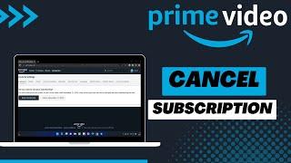 How to Cancel Subscription of Amazon Prime Video | 2023