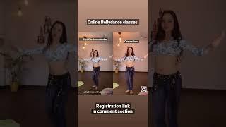 Right & Wrong difference in moves | Ojasvi Verma Bellydance #shorts