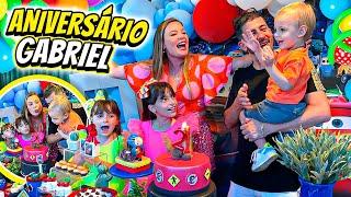 Festas de ANIVERSÁRIO do bebê Gabriel do Carros DISNEY 2 ANOS | Jéssica Godar e Laurinha e Helena