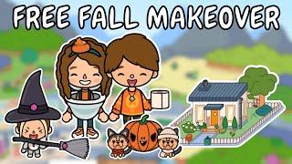 FREE  Halloween Inspired Fall Home  Toca Boca Free House Ideas  TOCA GIRLZ