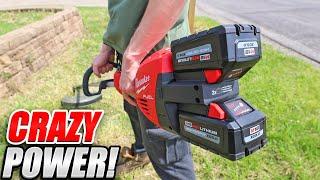 Upgrade Your Yard Game: Milwaukee FUEL M18 Dual Battery Trimmer Unleashed!