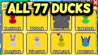 FIND THE DUCKS How to Get ALL 77 Ducks Roblox