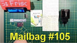 Mailbag #105, Elektronik AliExpress China, ESP32 S2, Micro SD Card 32 GB, USB Netzteil mit 4x USB A