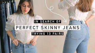 Testing Skinny Jeans As A Petite: Try-on & Review Everlane, Abercrombie, AGOLDE