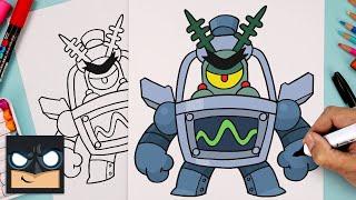 How To Draw Plankton Darryl | Brawl Stars