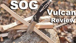 SOG Vulcan Folding Knife Review.  How to Baton with an Arc Lock!!!!