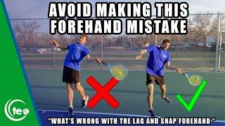 Instantly Fix Your Forehand SECRET TIP I TENNIS FOREHAND