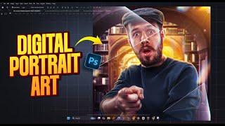 Digital Portrait Art  Photoshop Time-Lapse Video | Md Shahed Khan