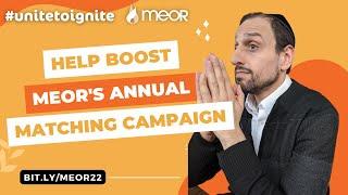 Help Boost Meor's 2022 Campaign - Pre-Launch - Noah Levin