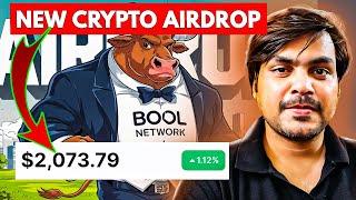 New Crypto Airdrop | $300-$600 | Listing and TGE soon | New telegram crypto airdrop | Bool Network