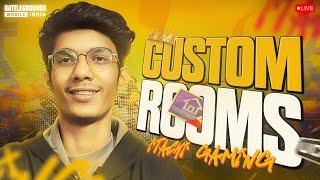 BGMI LIVE CUSTOM ROOM | RP AND UC GIVEAWAY EVERY MATCH | CHANNEL MEMBERSHIP IS ON!