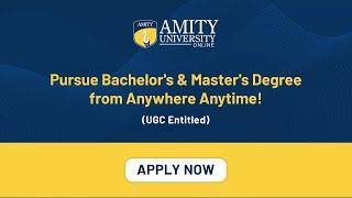 Online Degree Programs | Top Online University in India | Amity University Online