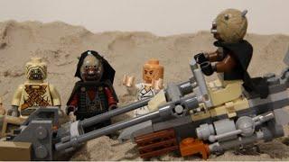 Book of Boba Fett ''Like a Bantha'' scene in Lego