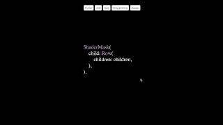 Shader Masks in Flutter - How to use shader masks in Flutter