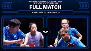 FULL MATCH | Lim/Shin vs Hribar/Tofant | XD R16 | #WTTLjubljana 2025