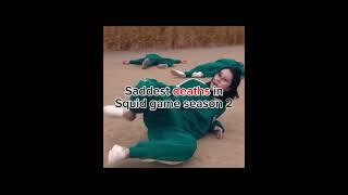 Saddest death in squid game season 2 #squidgame2 #death #saddest