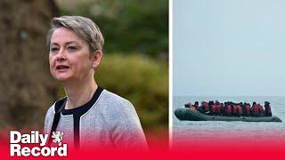 Yvette Cooper has said the government has a moral responsibility to deal with the small boats crisis