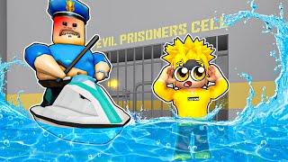 Barry'nin Sulu Hapishanesinen Kaçtık!  ROBLOX WATER BARRY'S PRISON RUN!