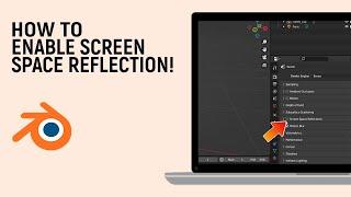 How to Enable Screen Space Reflections in Blender Models [easy]