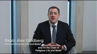 HMD 2023: testimony from Rabbi Alex Goldberg | University of Surrey