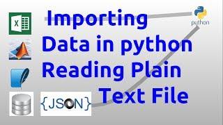 Importing data in python - Reading Plain Text File