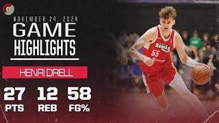 Henri Drell (27 points) Highlights vs Valley Suns 11/24/24