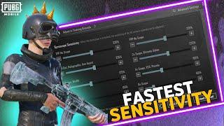 Triple headshots Best Fastest sensitivity + Control Code For PUBG Mobile 2024| New 3.5 update 