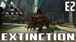 ARK:Survival Evolved Extinction Let's Play-Ep.2-Ankylosaurus Taming