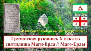 Ингуши собрались и решили передать рукопись X века грузинам ● Историк Гиви Гамбашидзе