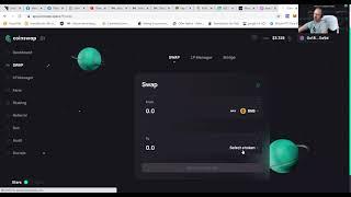 COINSWAP Showing the project and explaining how to farm #PtcPat guiding you!!