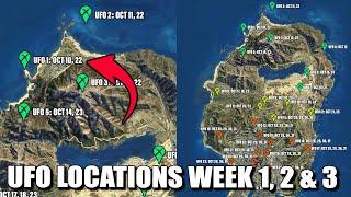 UFO Locations Map 2024, All 26 UFO Locations *Halloween Surprise Event* | GTA 5 Online