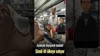 AYAKKABI BOYAYARAK BAŞLADI #shorts