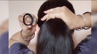 Beautiful Bun Hairstyles only 2 Minute | hair style girl simple easy | bun hairstyle for wedding
