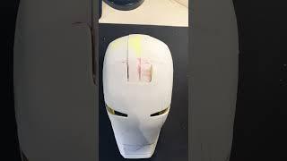 Iron man 3d printed helmet work in progress #3dprinting #ender3pro #ironman #printing