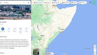 Where on the map - Somalia