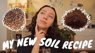 MY NEW POTTING SOIL MIXTURE | how to make your own houseplant soil mix