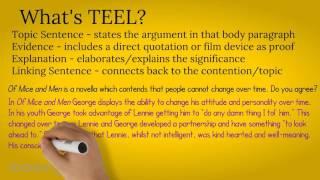 Body Paragraph Basics - Using TEEL