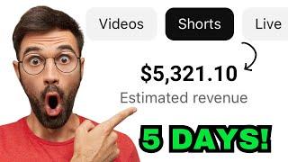 How I Earned $5,000 in 5 Days with AI-Generated YouTube Shorts!