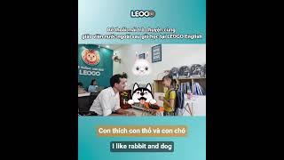 Bé tự tin giao tiếp với giáo viên nước ngoài tại Leogo English