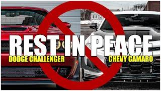 Dodge Challenger & Chevy Camaro are Officially "DEAD ️" as of 2024... Get your V8's NOW!!!