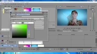 Как убрать задний фон с помощью хромакея в SONY Vegas PRO 13