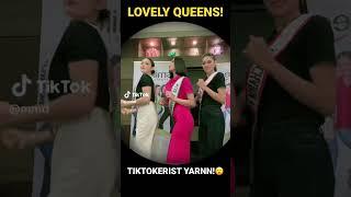 MICHELLE DEE WITH PAULINE AMELINCKX & KRISHNA GRAVIDEZ! TIKTOK DANCE AFTER MUP CROWNING #shorts #fyp