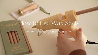 Pelargon Design - How to Use Wax Seals With a Glue Gun