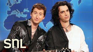 Weekend Update: Remember Lizards on Being a Backup Musical Guest - SNL