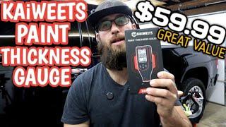 KAiWEETS PAINT THICKNESS GAUGE || EXTREMELY GREAT VALUE FOR THE PRICE! || LET'S REVIEW IT!