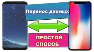 Как перенести контакты с ANDROID на IOS?  Как перенести данные?