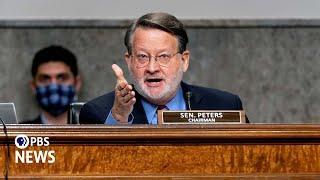 WATCH: Sen. Peters questions acting Secret Service and FBI leaders on Trump rally shooting probe