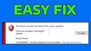 How To Fix Protection Definition Update Failed 8024402f Error in Windows