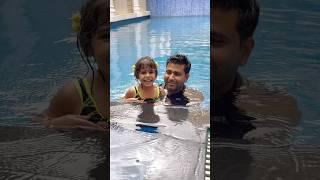 Abha ki bahan ki khatarnak swimming ‍️  #shorts